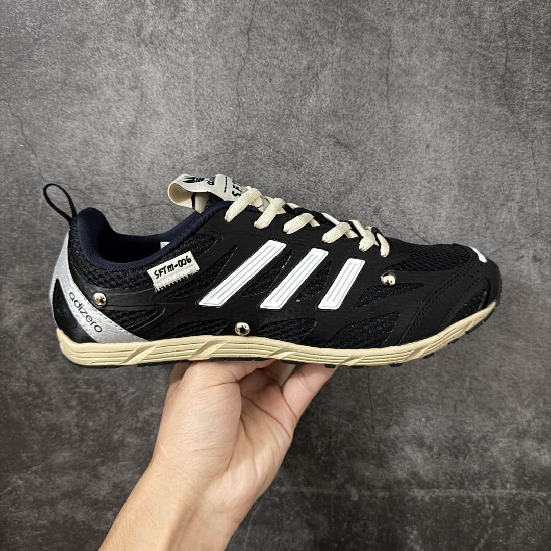 【升级版】阿迪联名款adidas originals × SONG FOR THE MUTE Adizero PR SFTM-006 货号：HP3523 专业联名跑步鞋，透气轻便设计，适合日常休闲及轻度运动。定位时尚功能兼备，满足潮流与舒适需求。 尺码：36-45含半码-选品中心