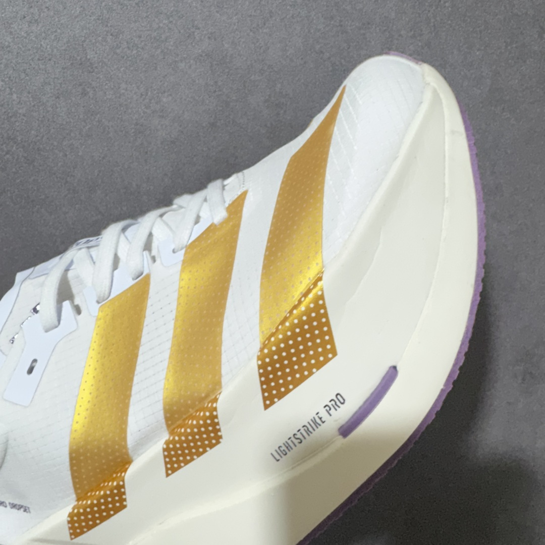 图片[8]-【公司级】Adidas Adizero Dropset Elite 阿迪达斯 舒适贴合 Hyrox 马拉松训练跑步鞋 整体采用前作的设计语言 并且对后者的细节进行升级 马拉松和长距离路跑的性能极限设计而生 货号：LA6229 尺码：36-40-选品中心