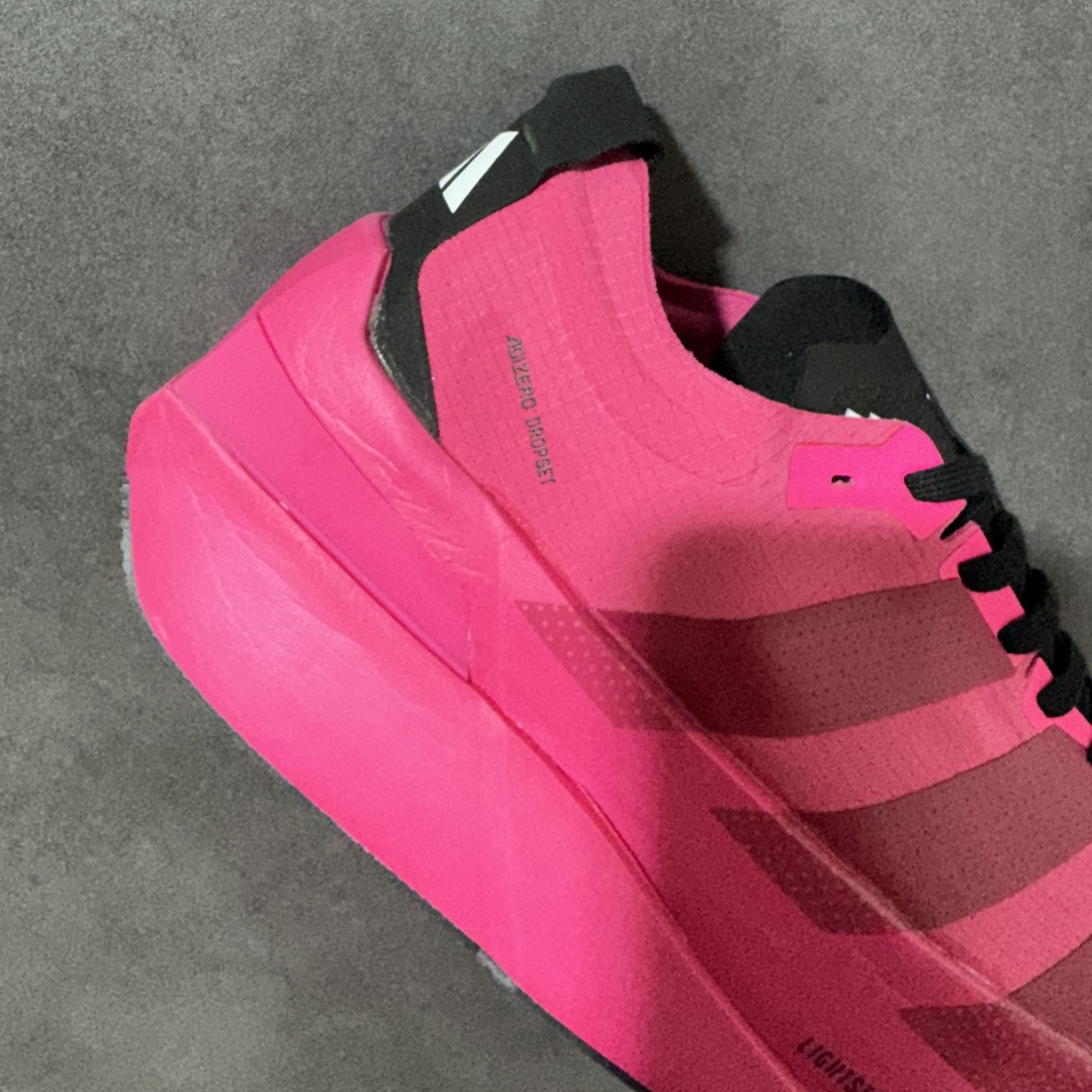 图片[7]-【公司级】Adidas Adizero Dropset Elite 阿迪达斯 舒适贴合 Hyrox 马拉松训练跑步鞋 整体采用前作的设计语言 并且对后者的细节进行升级 马拉松和长距离路跑的性能极限设计而生 货号：LA6228 尺码：36-40-选品中心