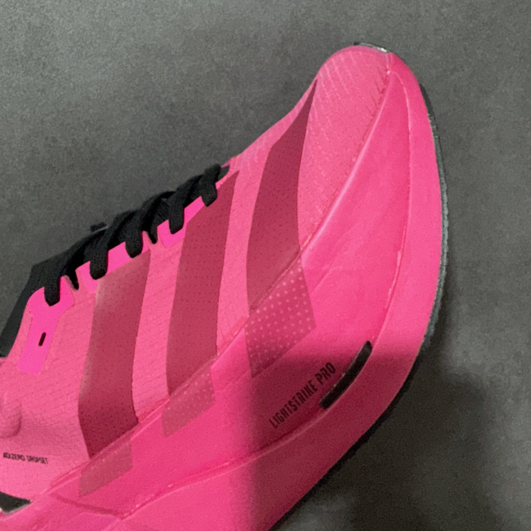 图片[8]-【公司级】Adidas Adizero Dropset Elite 阿迪达斯 舒适贴合 Hyrox 马拉松训练跑步鞋 整体采用前作的设计语言 并且对后者的细节进行升级 马拉松和长距离路跑的性能极限设计而生 货号：LA6228 尺码：36-40-选品中心