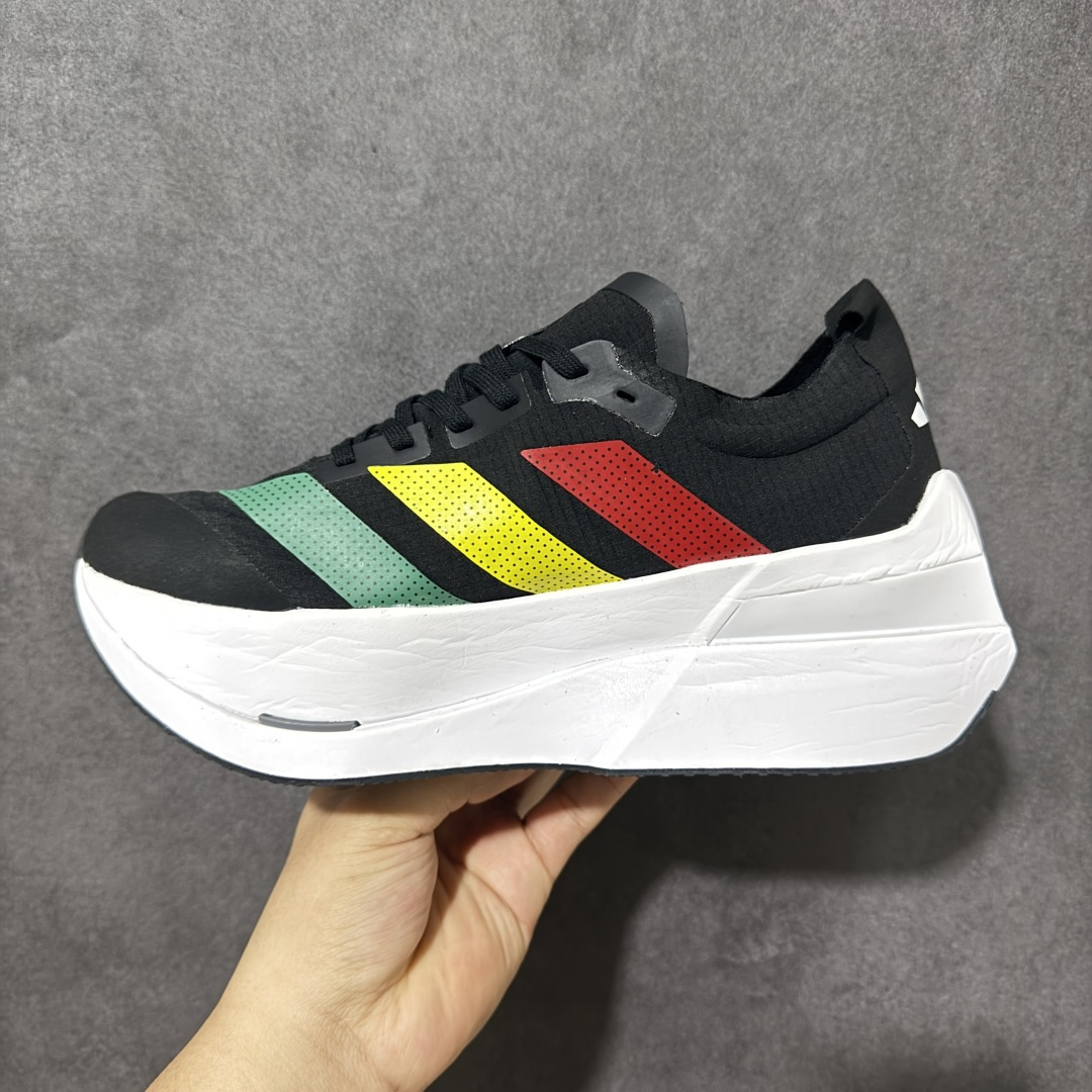 图片[2]-【公司级】Adidas Adizero Dropset Elite 阿迪达斯 舒适贴合 Hyrox 马拉松训练跑步鞋 整体采用前作的设计语言 并且对后者的细节进行升级 马拉松和长距离路跑的性能极限设计而生 货号：LA6219 尺码：40-45-选品中心