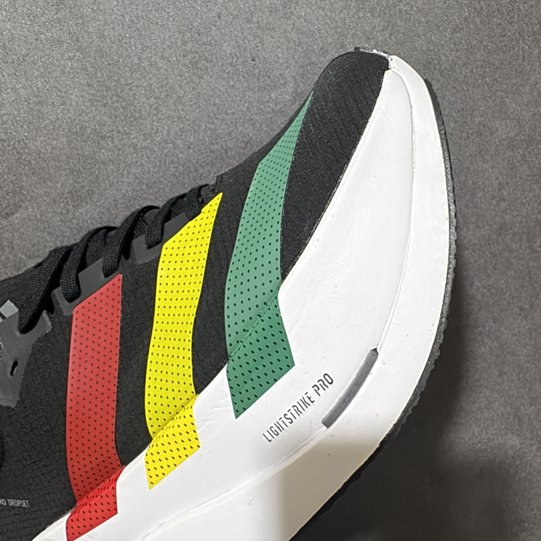 图片[8]-【公司级】Adidas Adizero Dropset Elite 阿迪达斯 舒适贴合 Hyrox 马拉松训练跑步鞋 整体采用前作的设计语言 并且对后者的细节进行升级 马拉松和长距离路跑的性能极限设计而生 货号：LA6219 尺码：40-45-选品中心