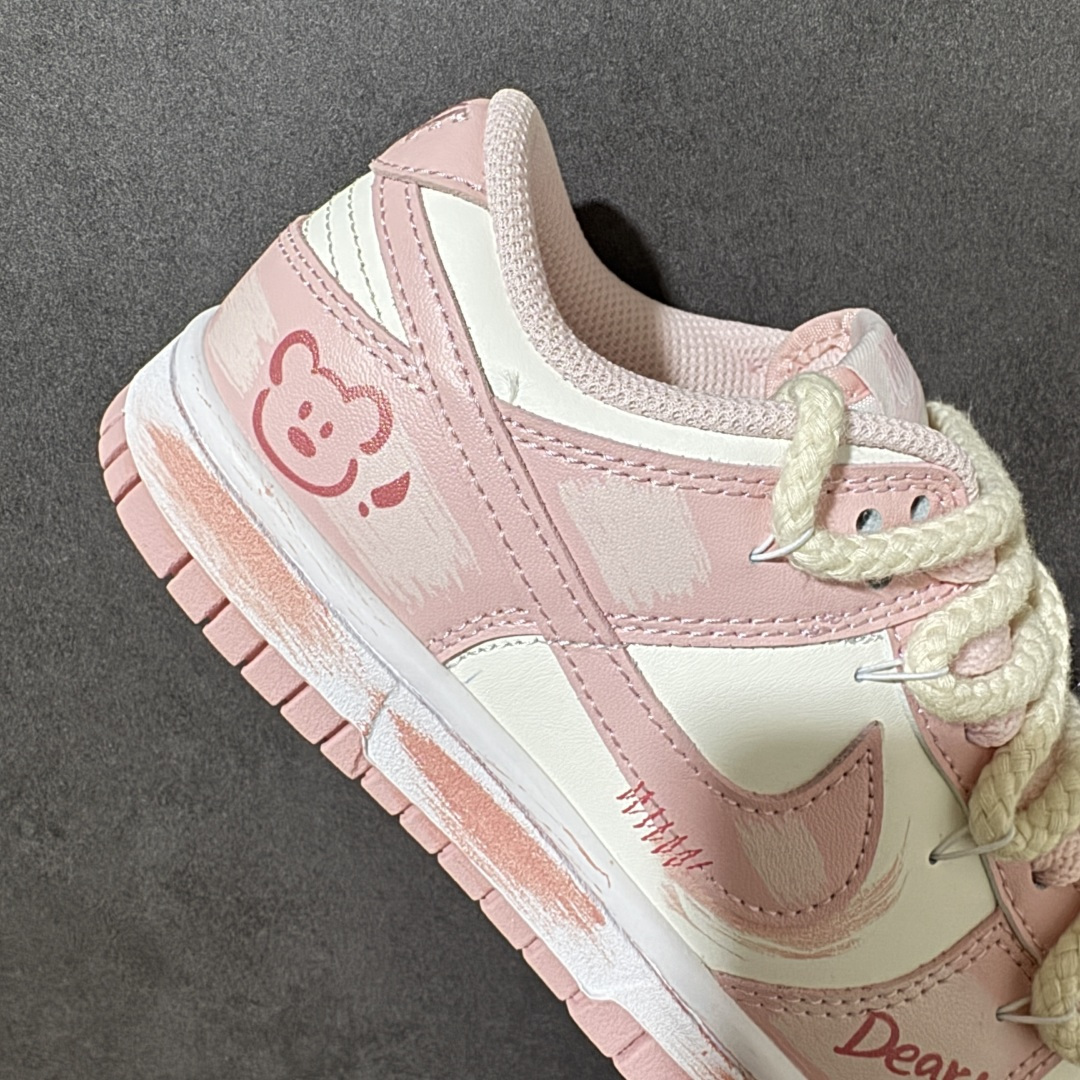 图片[7]-【YC版】Nike SB Dunk Low 绑带 低帮休闲板鞋 FB9109-125 粉色小熊  尺码：35.5 36 36.5 37.5 38 38.5 39 40 女鞋-选品中心