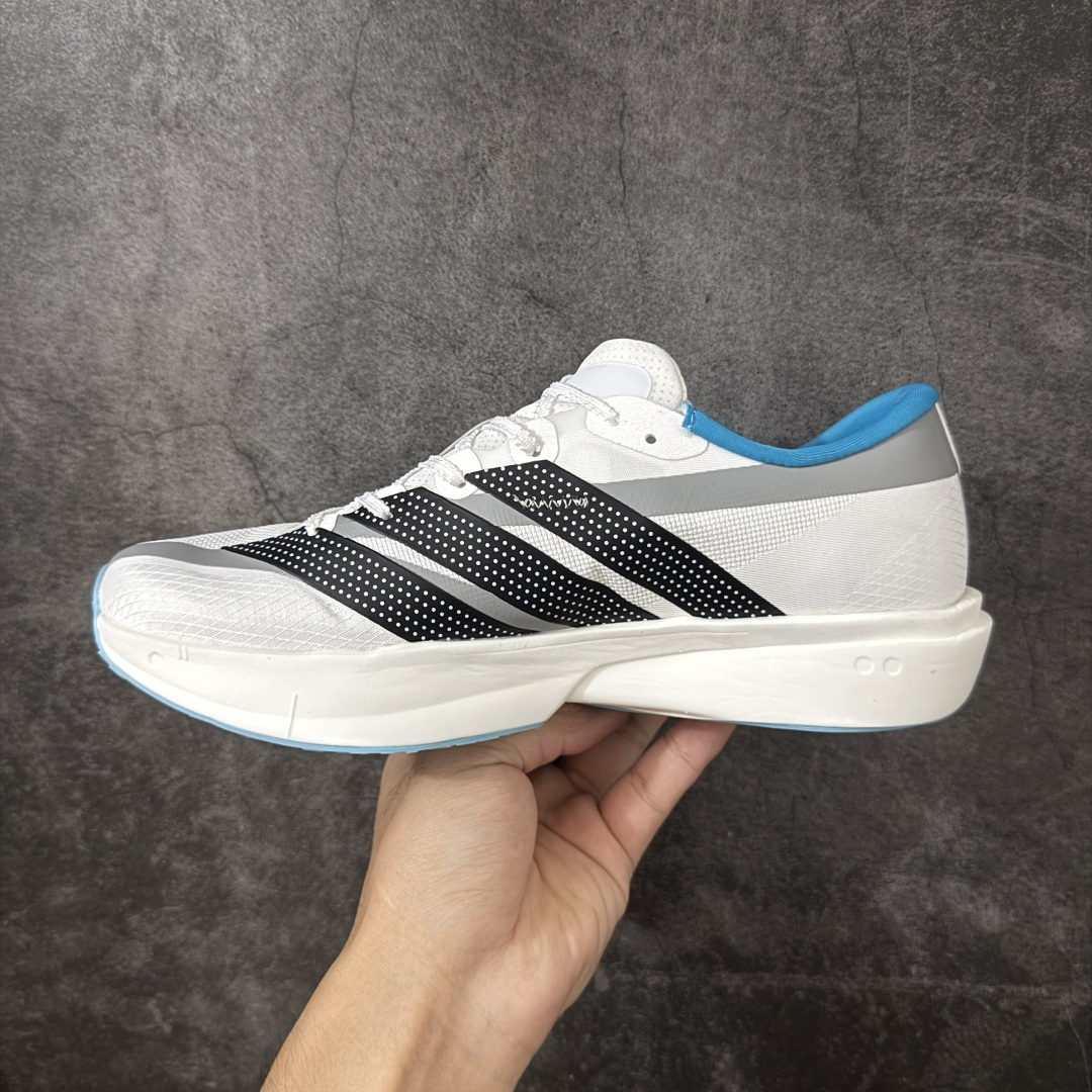 图片[2]-【公司级】Adidas Adizero Adios 10 阿迪达斯 马拉松飞线贾卡轻质透气休闲运动跑步鞋 采用双层透气网纱 Flywire动态飞线绑缚鞋面材质 内置Zoom小气垫装置 货号： KI7986 尺码： 36 36.5 37 38 38.5 39 40 40.5 41 42 42 42.5 43 44 45-选品中心