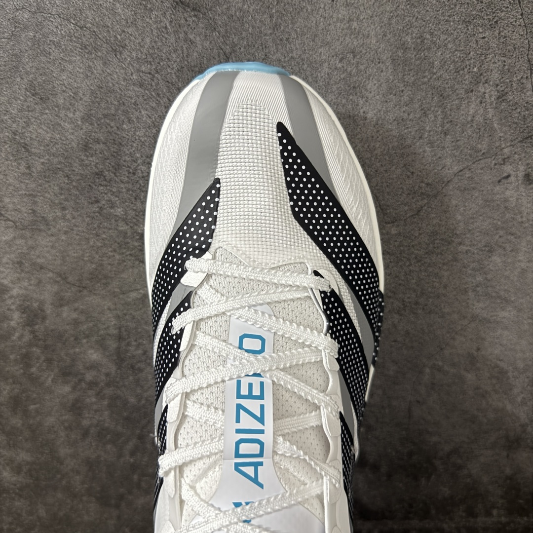 图片[5]-【公司级】Adidas Adizero Adios 10 阿迪达斯 马拉松飞线贾卡轻质透气休闲运动跑步鞋 采用双层透气网纱 Flywire动态飞线绑缚鞋面材质 内置Zoom小气垫装置 货号： KI7986 尺码： 36 36.5 37 38 38.5 39 40 40.5 41 42 42 42.5 43 44 45-选品中心