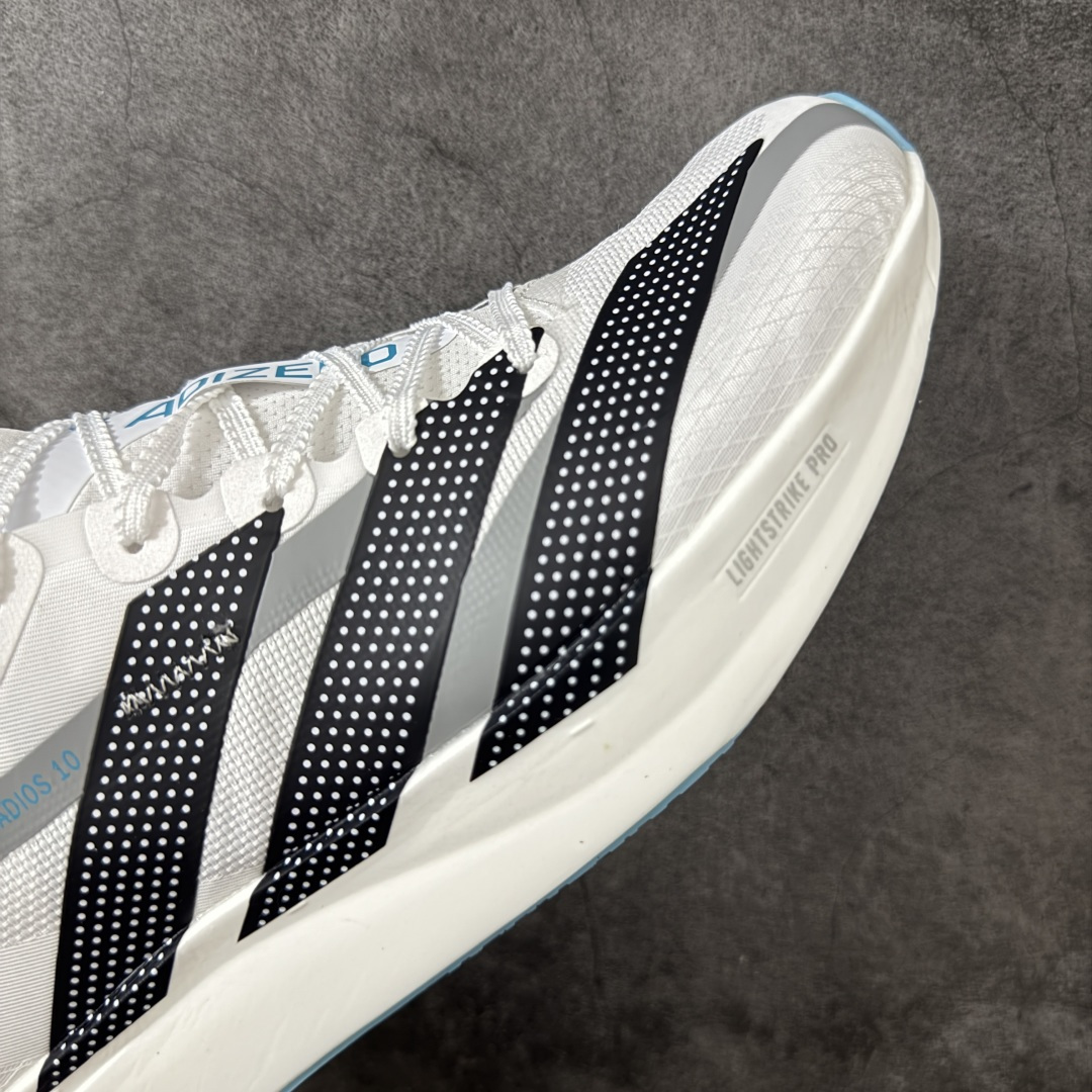 图片[6]-【公司级】Adidas Adizero Adios 10 阿迪达斯 马拉松飞线贾卡轻质透气休闲运动跑步鞋 采用双层透气网纱 Flywire动态飞线绑缚鞋面材质 内置Zoom小气垫装置 货号： KI7986 尺码： 36 36.5 37 38 38.5 39 40 40.5 41 42 42 42.5 43 44 45-选品中心