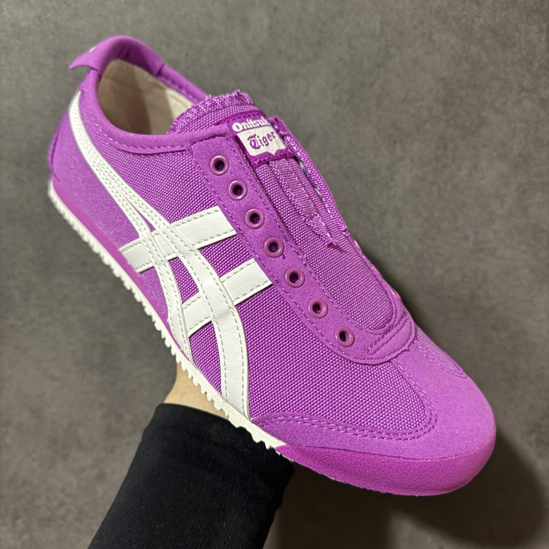 图片[3]-【公司级】Onitsuka Tiger MEXICO66 Paraty Slip-On 亚瑟士鬼塚虎一脚蹬经典休闲鞋 虎爪造型的Logo，鞋身稳定包裹系统支撑鞋身。鞋头外包橡胶片，保护脚趾，耐磨损。穿脱简洁，懒汉风格。 货号：1183A360-501 尺码：36-45-选品中心