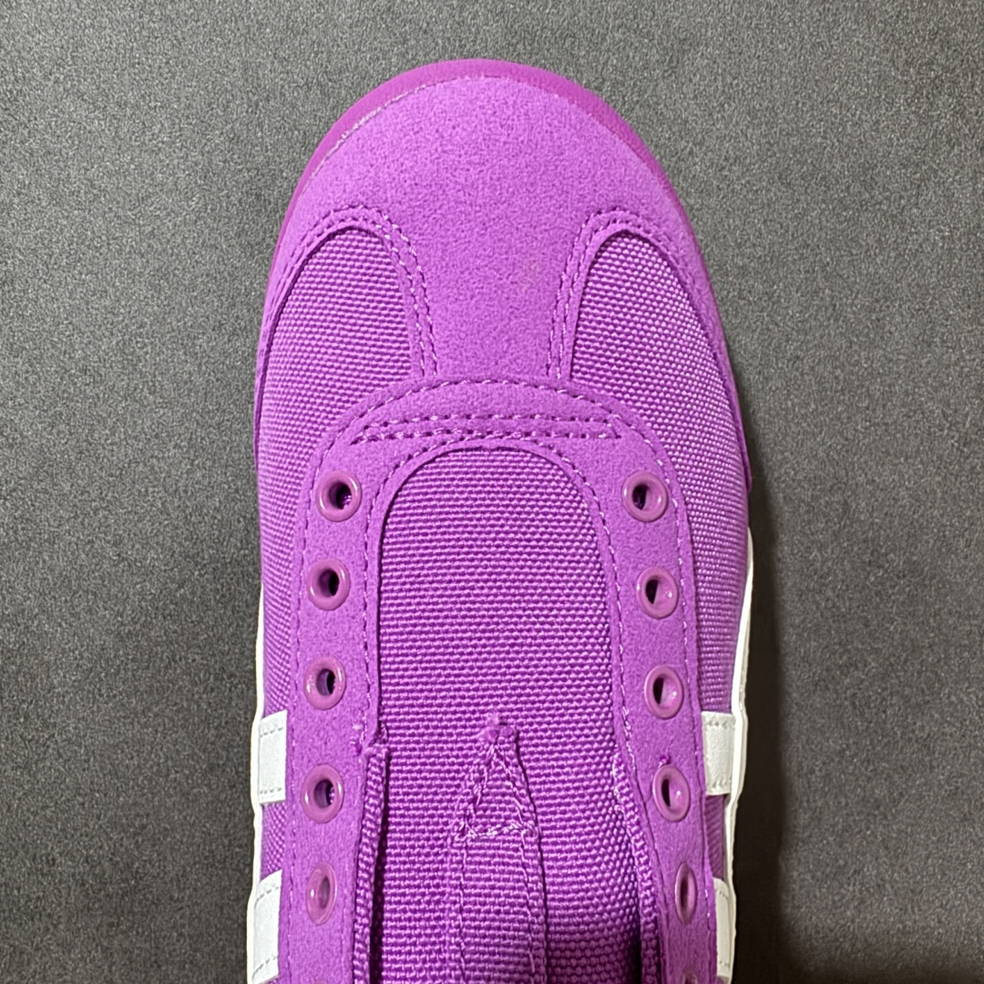 图片[8]-【公司级】Onitsuka Tiger MEXICO66 Paraty Slip-On 亚瑟士鬼塚虎一脚蹬经典休闲鞋 虎爪造型的Logo，鞋身稳定包裹系统支撑鞋身。鞋头外包橡胶片，保护脚趾，耐磨损。穿脱简洁，懒汉风格。 货号：1183A360-501 尺码：36-45-选品中心