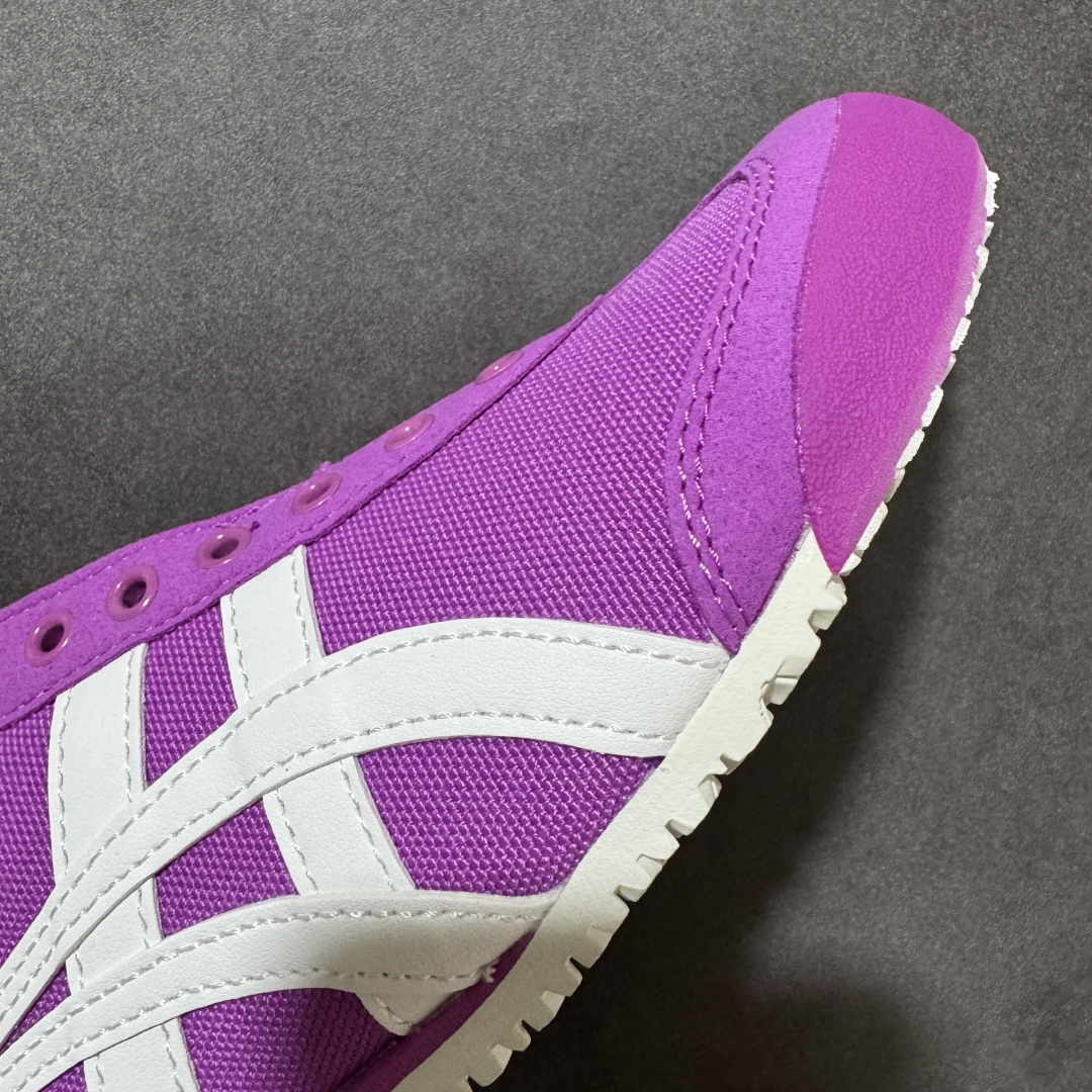 图片[5]-【公司级】Onitsuka Tiger MEXICO66 Paraty Slip-On 亚瑟士鬼塚虎一脚蹬经典休闲鞋 虎爪造型的Logo，鞋身稳定包裹系统支撑鞋身。鞋头外包橡胶片，保护脚趾，耐磨损。穿脱简洁，懒汉风格。 货号：1183A360-501 尺码：36-45-选品中心