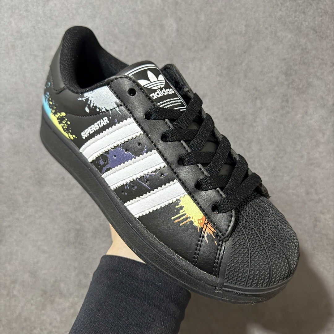 图片[3]-【公司级】Adidas Originals Superstar II全新配色 贝壳头休闲板鞋 独家控货 平台正单 全鞋百分百原材料 全鞋电脑针车 Logo针车间距针数原版一致 皮料切割冲裁零瑕疵 原鞋一致含胶量大底 原盒中文内外标 大几率过验 不对比市面只对比原鞋 只服务最高端市场 货号：LA3775 尺码：35.5 36 36.5 37 38 38.5 39 40 40.5 41 42 42.5 43 44 45-选品中心