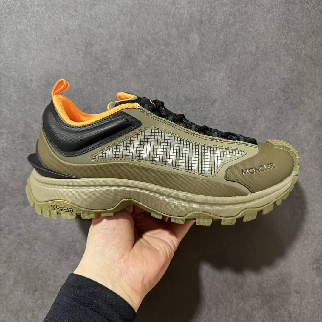【公司级】Moncler盟可睐 Trailgrip Lite 徽标 系带 网纱 低帮 运动休闲鞋 尺码：36-46-选品中心