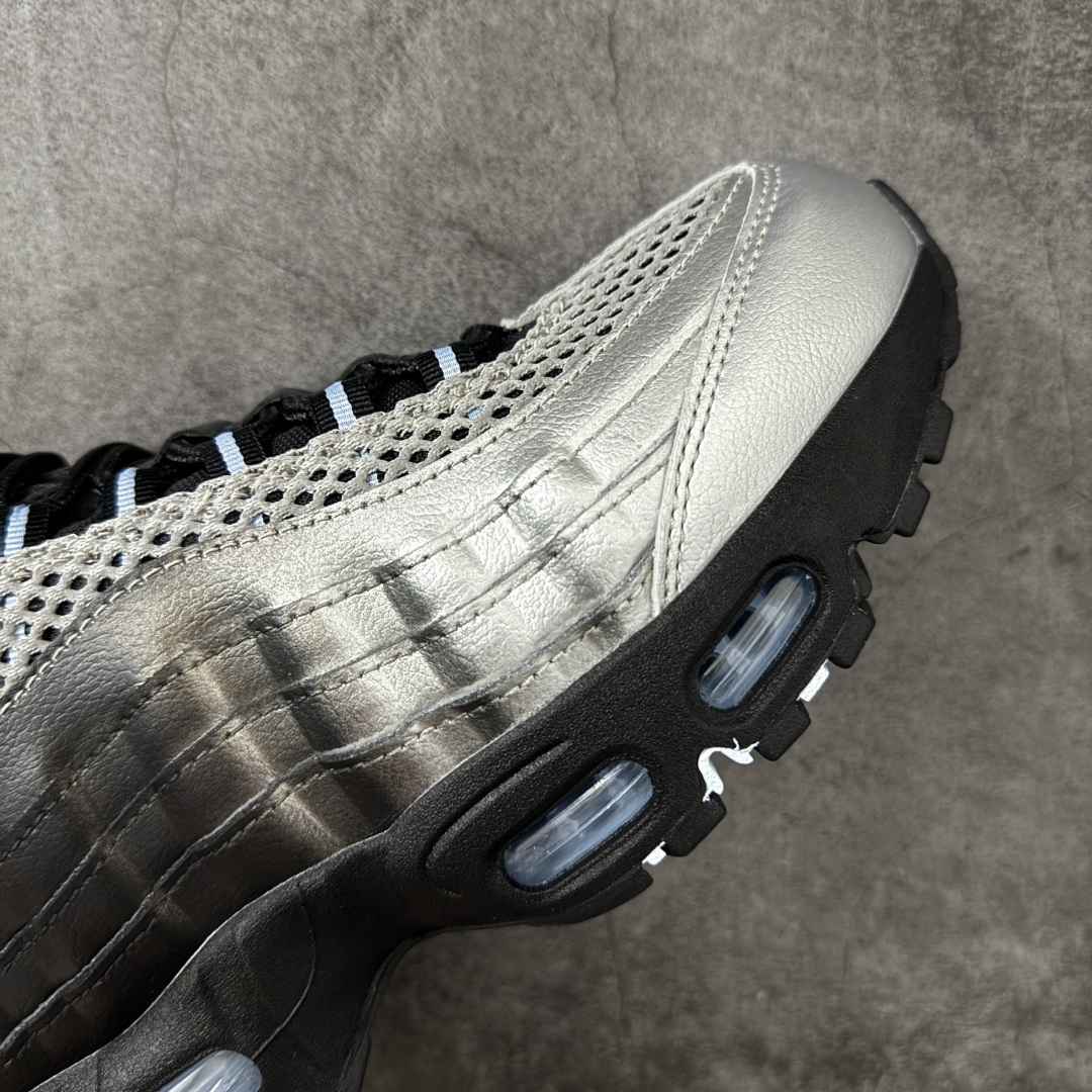 图片[6]-【GX纯原】Palace x Nike Air Max 95 big rubble 联名款 黑银 货号：IQ7708-095 外贸顶级专供 区别先行版 全部配色原鞋原尺码开发生产 极致还原 全部原厂材料一比一打造 一眼ZP既视感 欢迎对比市场版本 尺码：40 40.5 41 42 42.5 43 44 44.5 45 46 46.5 47.5 48 48.5-选品中心
