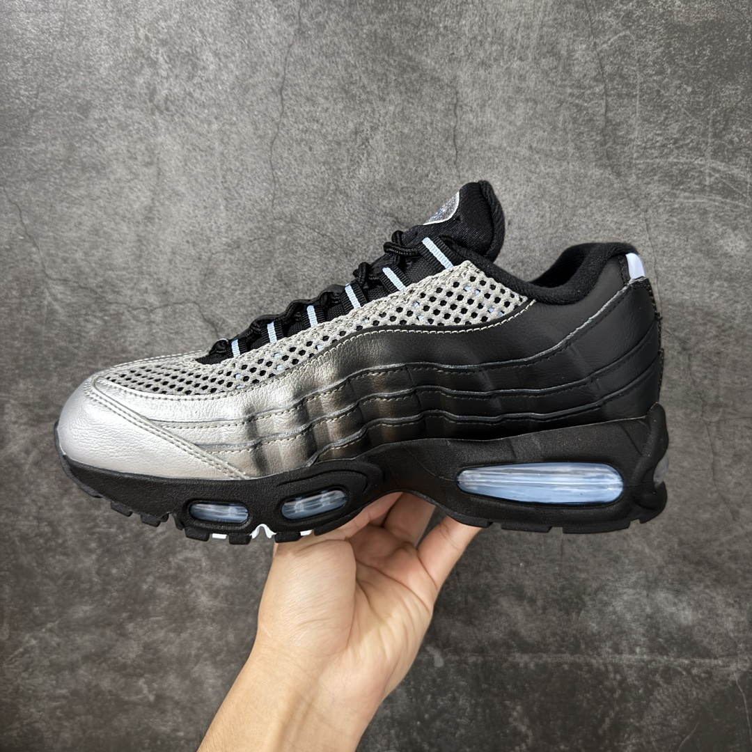 图片[2]-【GX纯原】Palace x Nike Air Max 95 big rubble 联名款 黑银 货号：IQ7708-095 外贸顶级专供 区别先行版 全部配色原鞋原尺码开发生产 极致还原 全部原厂材料一比一打造 一眼ZP既视感 欢迎对比市场版本 尺码：40 40.5 41 42 42.5 43 44 44.5 45 46 46.5 47.5 48 48.5-选品中心