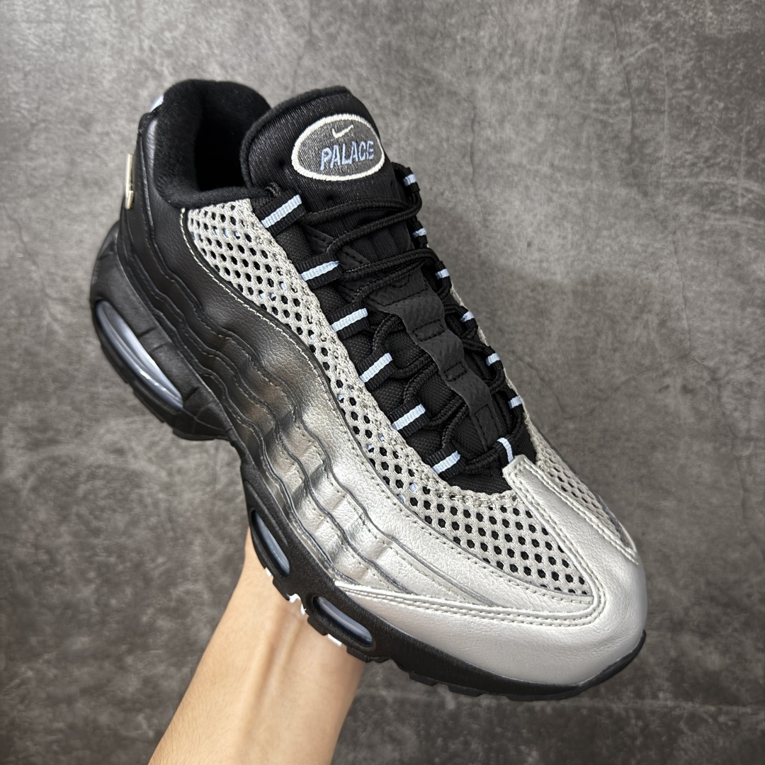 图片[3]-【GX纯原】Palace x Nike Air Max 95 big rubble 联名款 黑银 货号：IQ7708-095 外贸顶级专供 区别先行版 全部配色原鞋原尺码开发生产 极致还原 全部原厂材料一比一打造 一眼ZP既视感 欢迎对比市场版本 尺码：40 40.5 41 42 42.5 43 44 44.5 45 46 46.5 47.5 48 48.5-选品中心