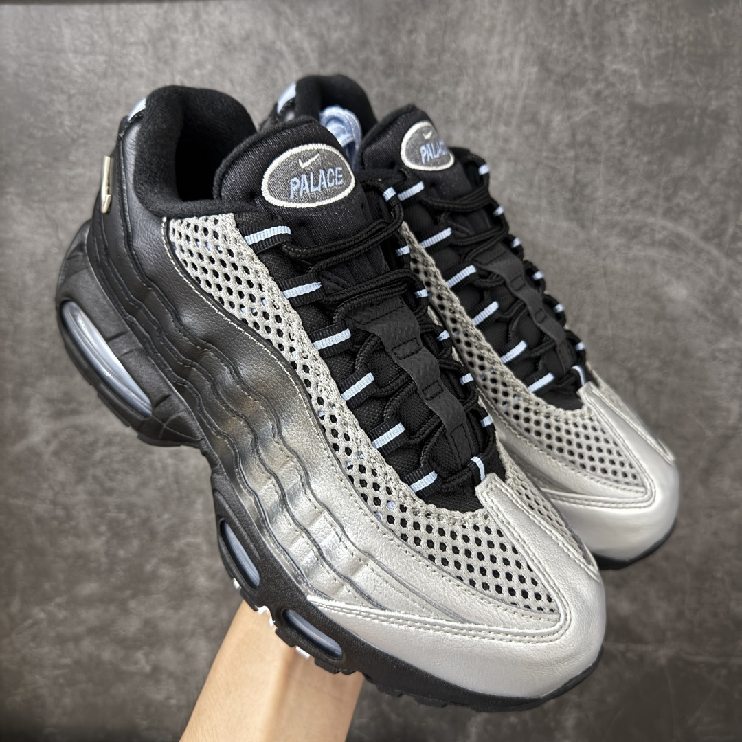 【GX纯原】Palace x Nike Air Max 95 big rubble 联名款 黑银 货号：IQ7708-095 外贸顶级专供 区别先行版 全部配色原鞋原尺码开发生产 极致还原 全部原厂材料一比一打造 一眼ZP既视感 欢迎对比市场版本 尺码：40 40.5 41 42 42.5 43 44 44.5 45 46 46.5 47.5 48 48.5-选品中心