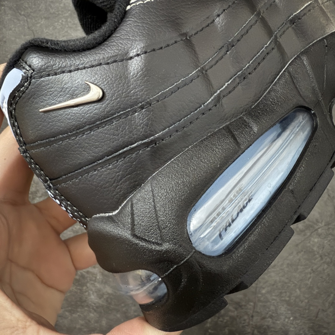 图片[3]-【GX纯原】Palace x Nike Air Max 95 big rubble 联名款 黑银 货号：IQ7708-095 外贸顶级专供 区别先行版 全部配色原鞋原尺码开发生产 极致还原 全部原厂材料一比一打造 一眼ZP既视感 欢迎对比市场版本 尺码：40 40.5 41 42 42.5 43 44 44.5 45 46 46.5 47.5 48 48.5-选品中心