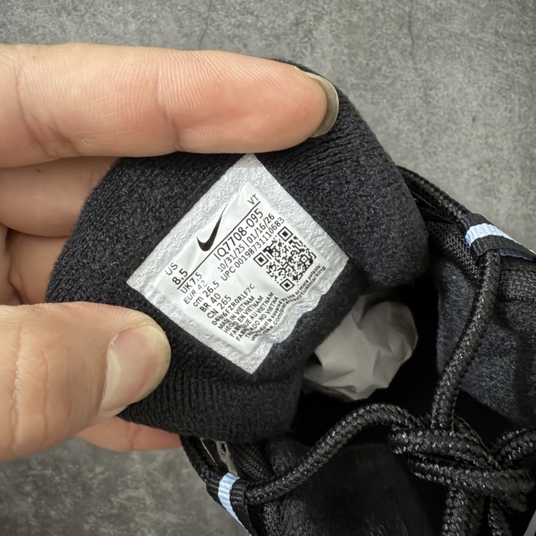 图片[8]-【GX纯原】Palace x Nike Air Max 95 big rubble 联名款 黑银 货号：IQ7708-095 外贸顶级专供 区别先行版 全部配色原鞋原尺码开发生产 极致还原 全部原厂材料一比一打造 一眼ZP既视感 欢迎对比市场版本 尺码：40 40.5 41 42 42.5 43 44 44.5 45 46 46.5 47.5 48 48.5-选品中心