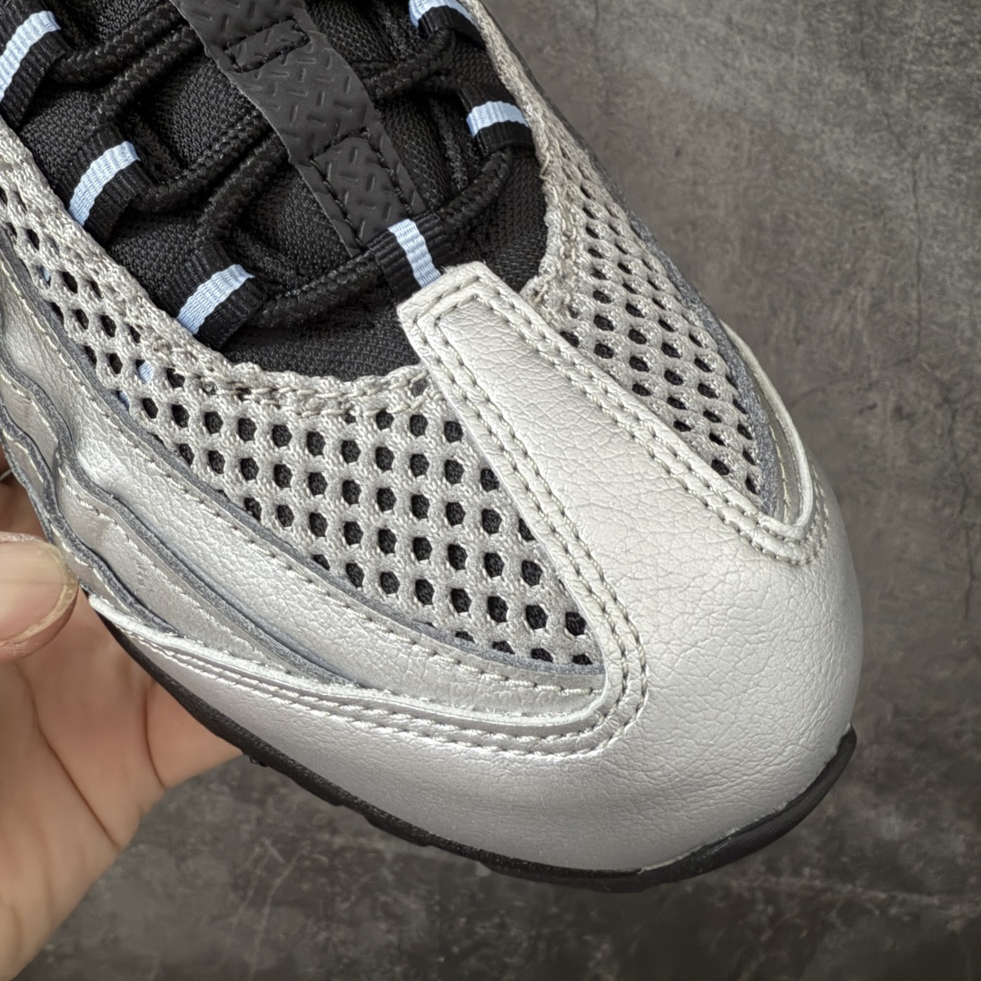 图片[6]-【GX纯原】Palace x Nike Air Max 95 big rubble 联名款 黑银 货号：IQ7708-095 外贸顶级专供 区别先行版 全部配色原鞋原尺码开发生产 极致还原 全部原厂材料一比一打造 一眼ZP既视感 欢迎对比市场版本 尺码：40 40.5 41 42 42.5 43 44 44.5 45 46 46.5 47.5 48 48.5-选品中心