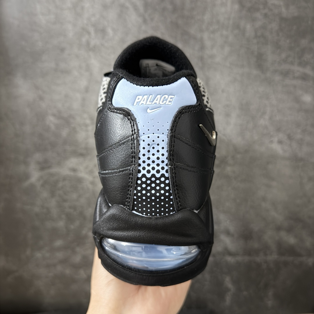 图片[4]-【小绿x/EM纯原】外贸超人气顶流单品 纯原版 Palace x NK Air Max 95 联名款低帮休闲运动鞋黑银 IQ7708-095 重金原鞋购入 独家私模 原版定制五金辅料 外贸平台充Z 高端零售专供品质 尺码：36 37.5 38 38.5 39 40 40.5 41 42 42.5 43 44 44.5 45 46 47.5 48.5 49.5-选品中心