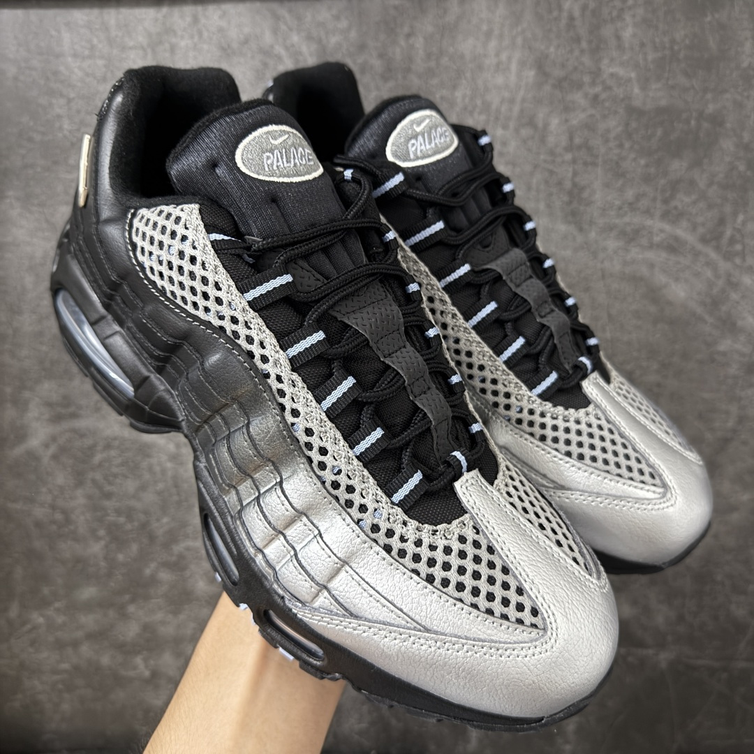 【小绿x/EM纯原】外贸超人气顶流单品 纯原版 Palace x NK Air Max 95 联名款低帮休闲运动鞋黑银 IQ7708-095 重金原鞋购入 独家私模 原版定制五金辅料 外贸平台充Z 高端零售专供品质 尺码：36 37.5 38 38.5 39 40 40.5 41 42 42.5 43 44 44.5 45 46 47.5 48.5 49.5-选品中心