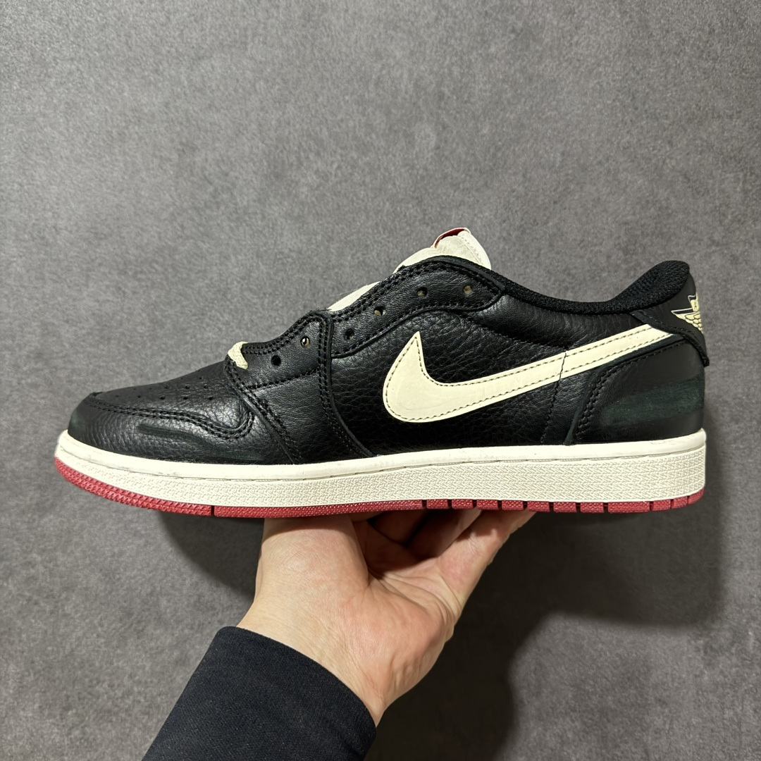 图片[2]-【公司级】Nike Air Jordan 1 Retro Low OG 耐克 AJ1乔1低帮休闲板鞋 同步官方配色 升级原楦原档案数据开发纸版楦型 采用同源纳帕头层皮革鞋面材质 全新底模完美品相清洁度及喷漆效果 货号：IB8958-001 尺码：36 36.5 37.5 38 38.5 39 40 40.5 41 42 42.5 43 44 45 46 47-选品中心