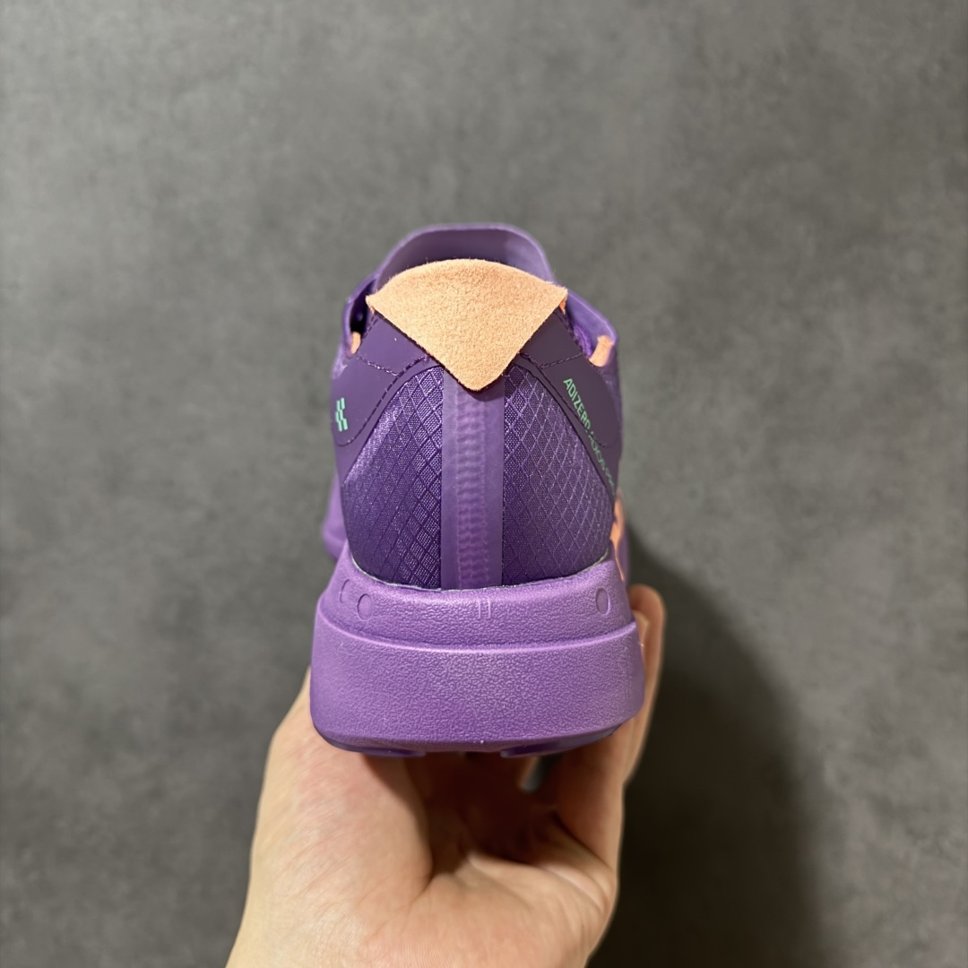 图片[4]-【公司级】ADIZERO ADIOS PRO 4 M 阿迪超轻透气缓震跑鞋   整体外观造型与adiZero Adios Pro EVO 1非常相似 中底配置方面搭载全掌Lightstrike Pro 鞋面采用透气网面示人 契合日常训练鞋的定位 更加耐用 外底给到了马牌橡胶 及上代竞速旗舰adidas Adizero Adios Pro 3区域分布 货号： JR1288 尺码：36-45带半码-选品中心