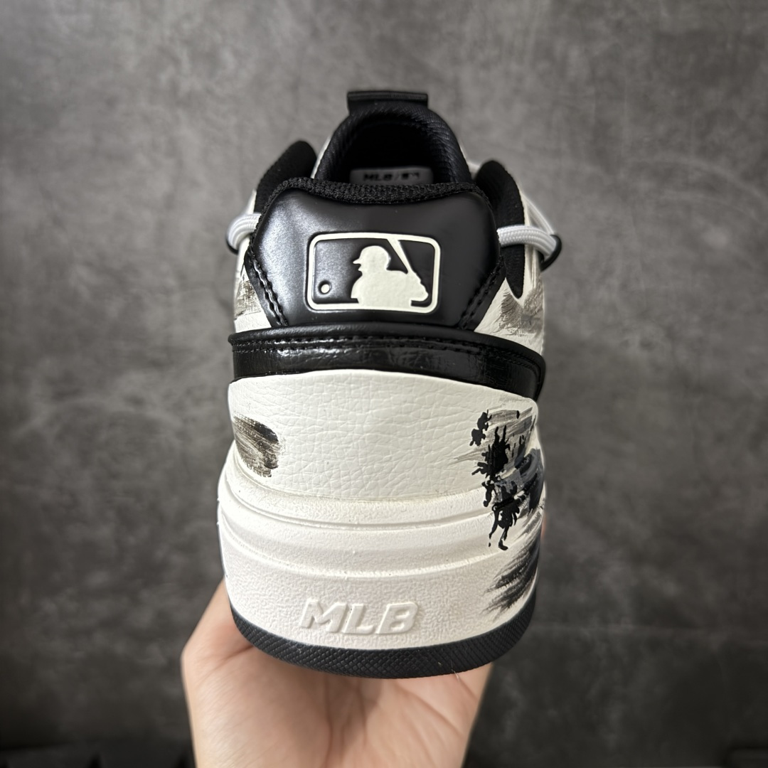 图片[4]-【手绘定制版】MLB NY 印花网红学长鞋 涂鸦恶作剧 内增高6cm 原厂原档案数据开发 进口纳米材质 原厂全套手提袋 原盒雷射防伪标包装 货号： 3ASXCA12N 尺码：35-45带半码-选品中心