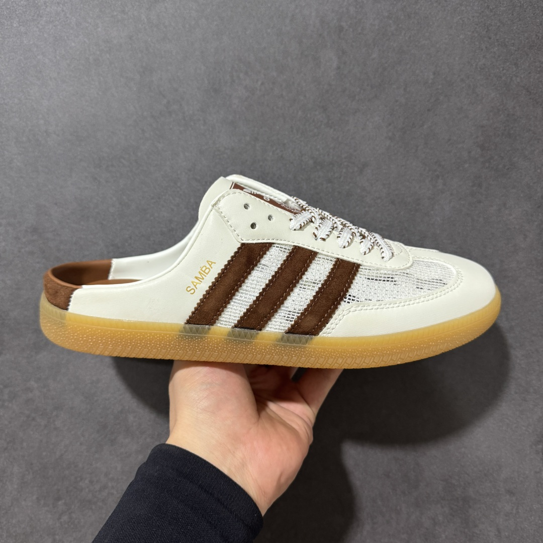 【公司级】adidas originals Samba Mule 包头运动休闲拖鞋 货号： HP5050 尺码：35-45带半码-选品中心