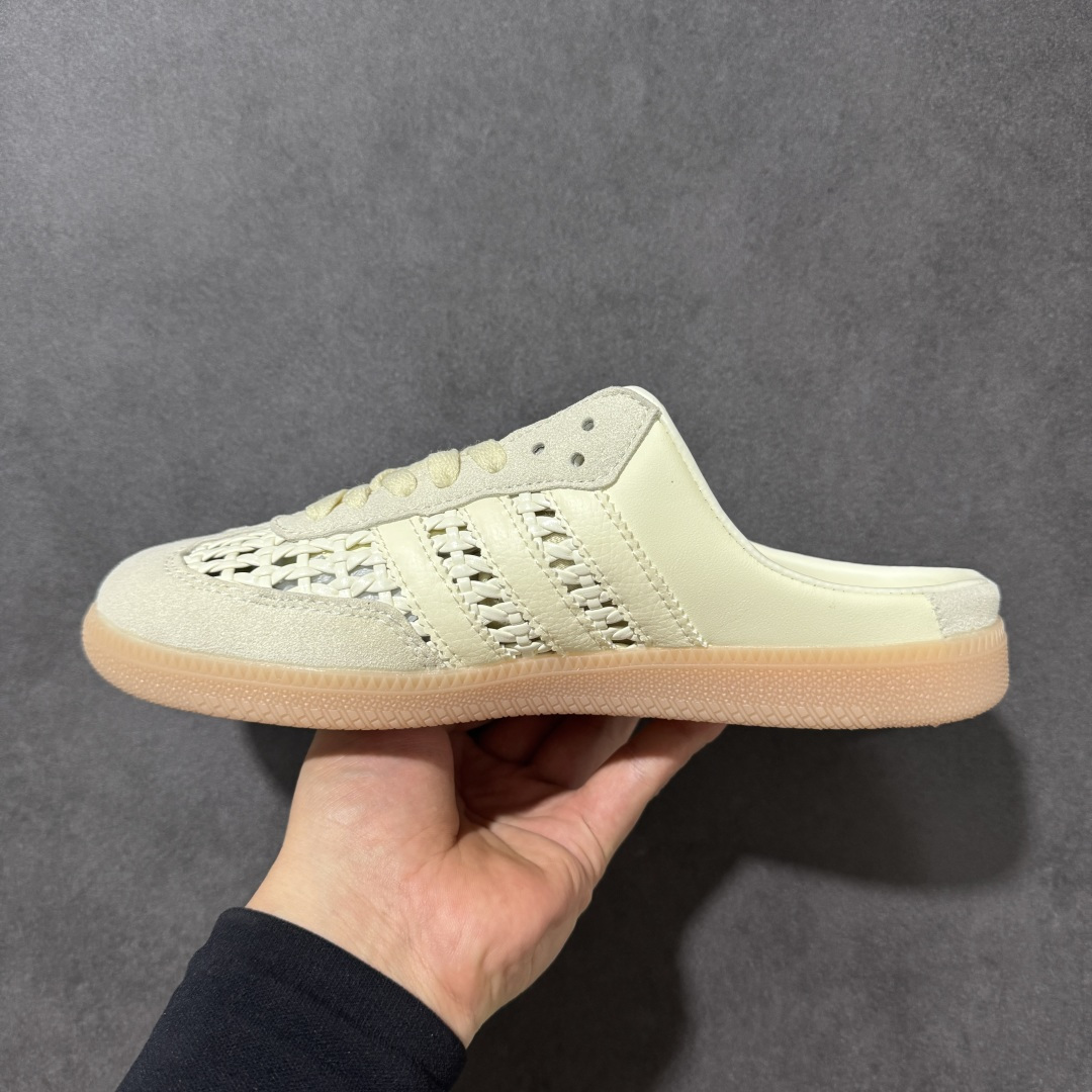 adidas originals Samba Mule 包头运动休闲拖鞋货号: KH7719尺码：35-