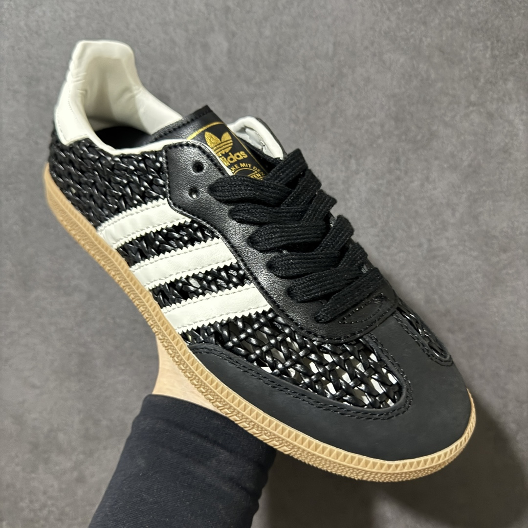 Adidas SAMBA OG W德训鞋 超高清洁度 细节完美 舒适百搭 低帮休闲板鞋 男女同款货号：H