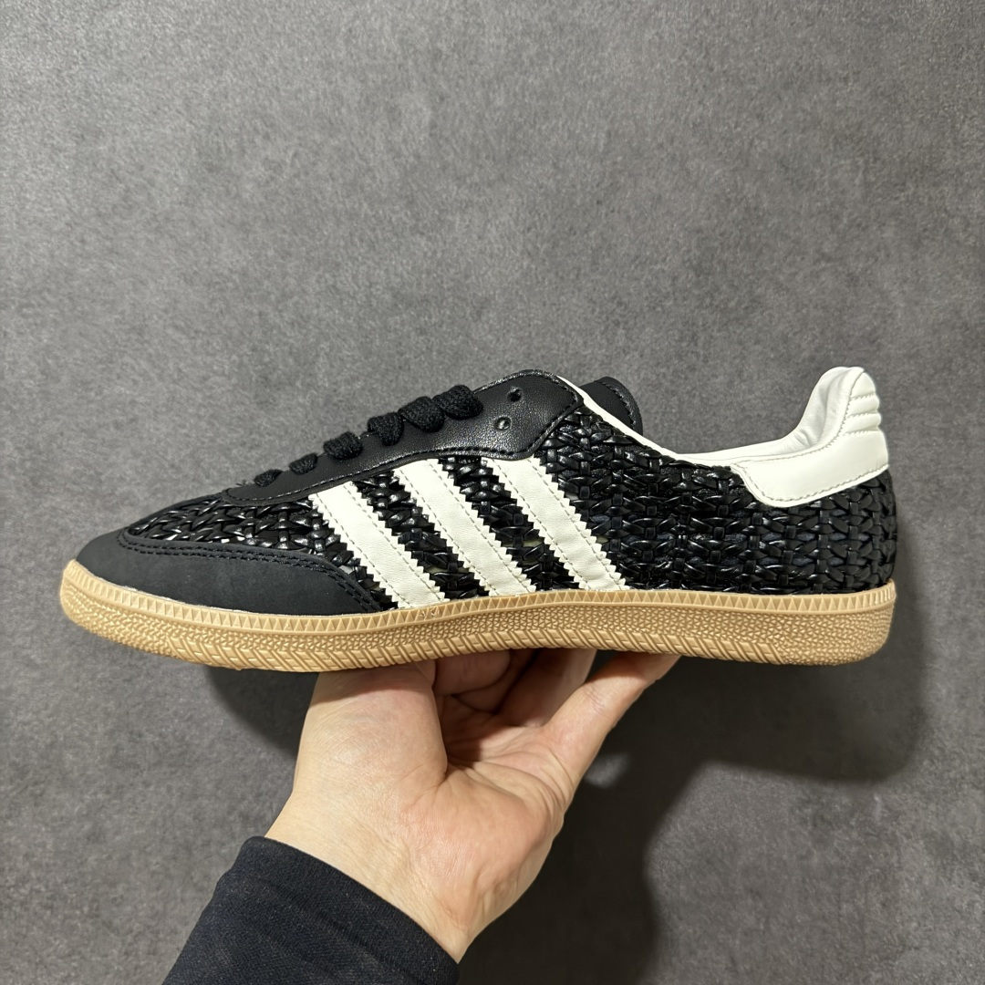 Adidas SAMBA OG W德训鞋 超高清洁度 细节完美 舒适百搭 低帮休闲板鞋 男女同款货号：H