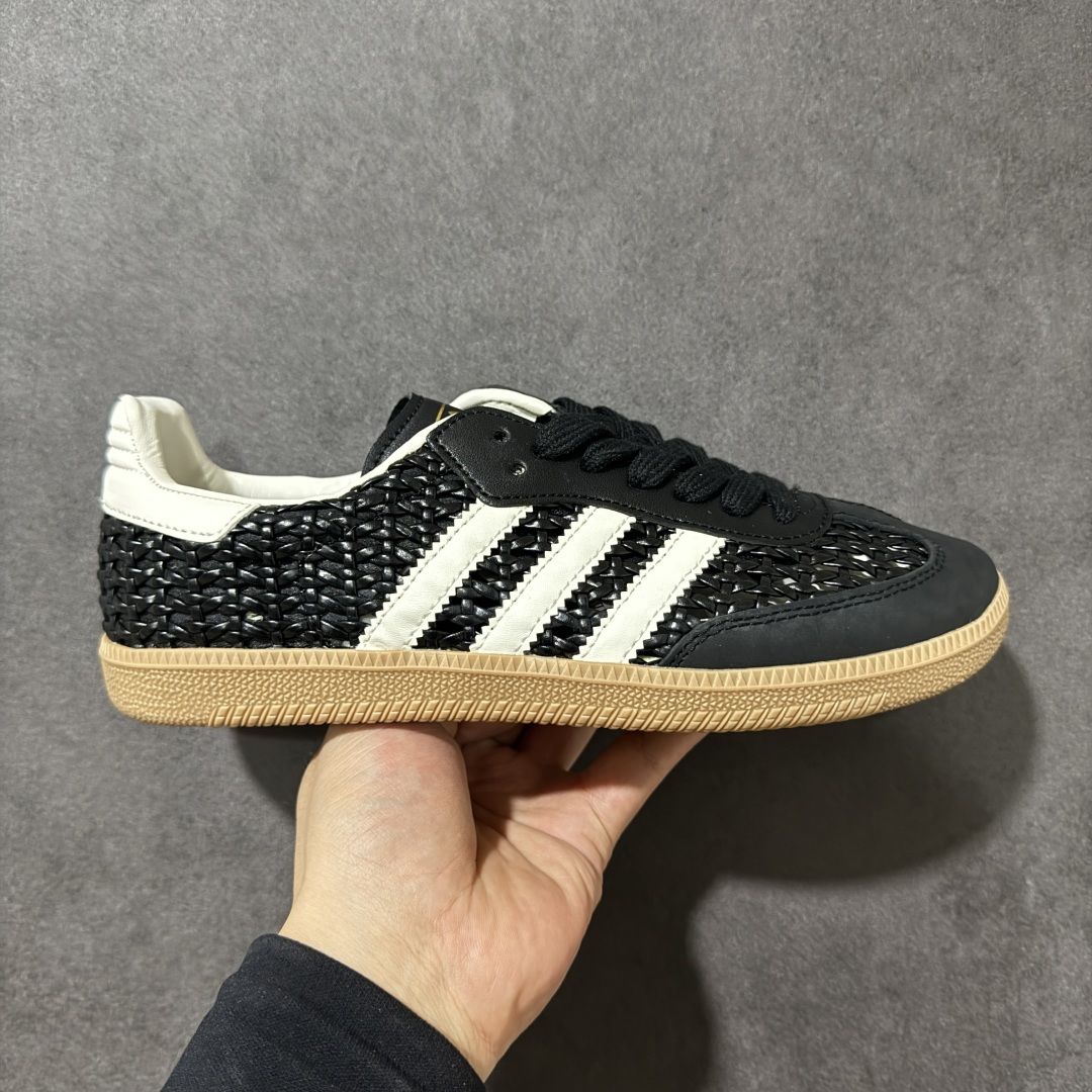 Adidas SAMBA OG W德训鞋 超高清洁度 细节完美 舒适百搭 低帮休闲板鞋 男女同款货号：H