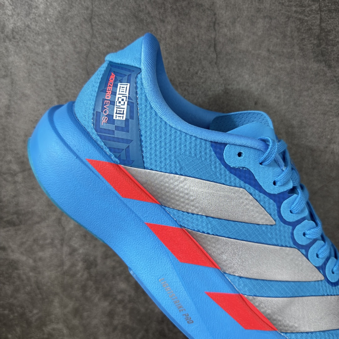 AD Adizero Evo SL M 零度进化版系列低帮轻便透气竞速休闲运动慢跑鞋 JR2023全新版