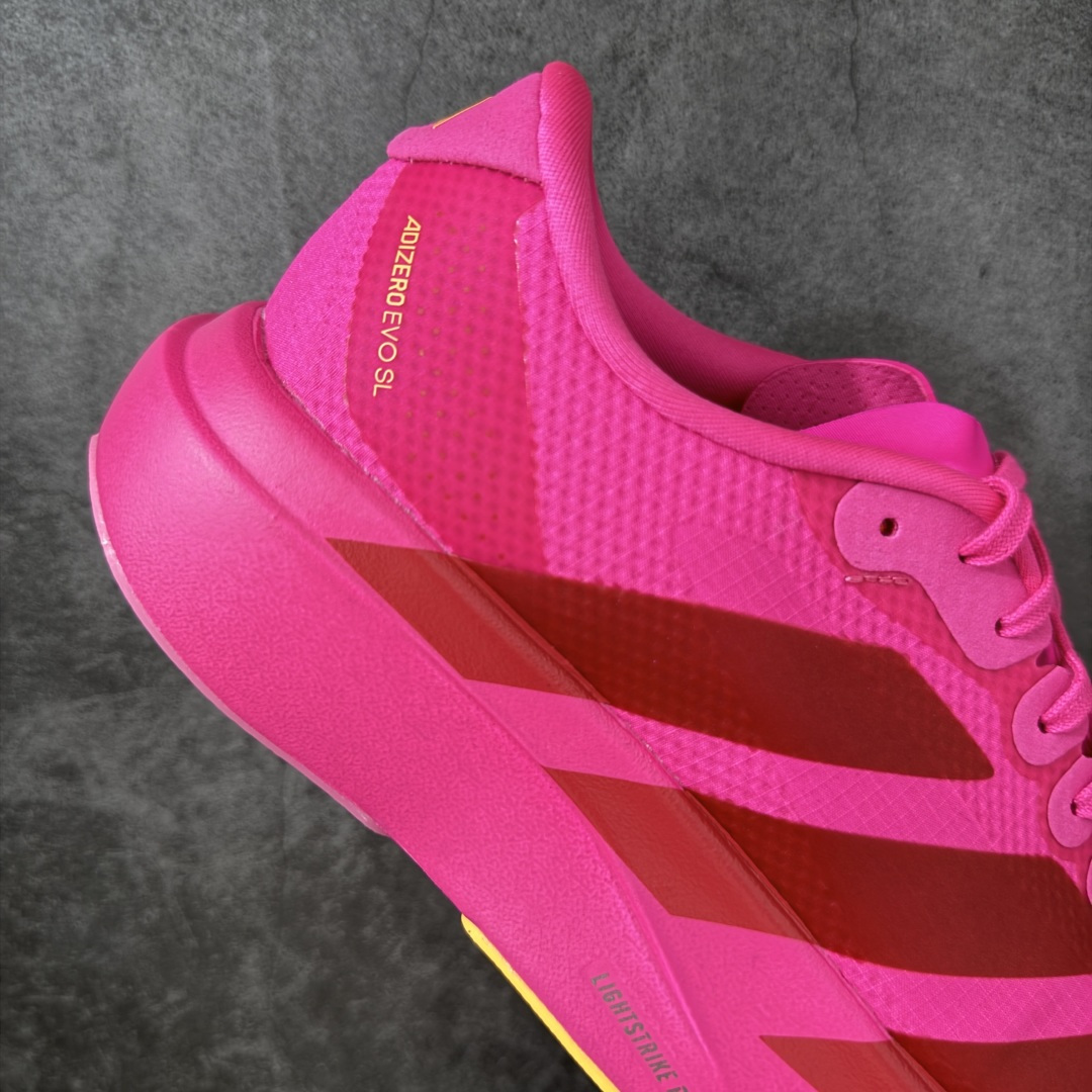 AD Adizero Evo SL M 零度进化版系列低帮轻便透气竞速休闲运动慢跑鞋 KI6902全新版