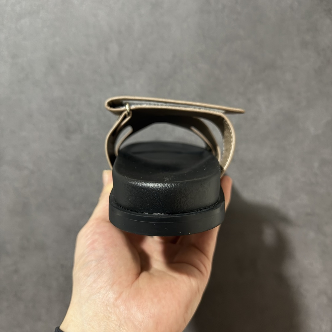 图片[4]-【公司级】Hermes Chypre 爱马仕平底一字拖鞋 Gray Black 尺码：35 36 37 38 39 40 41 42 43 44 45 46-选品中心
