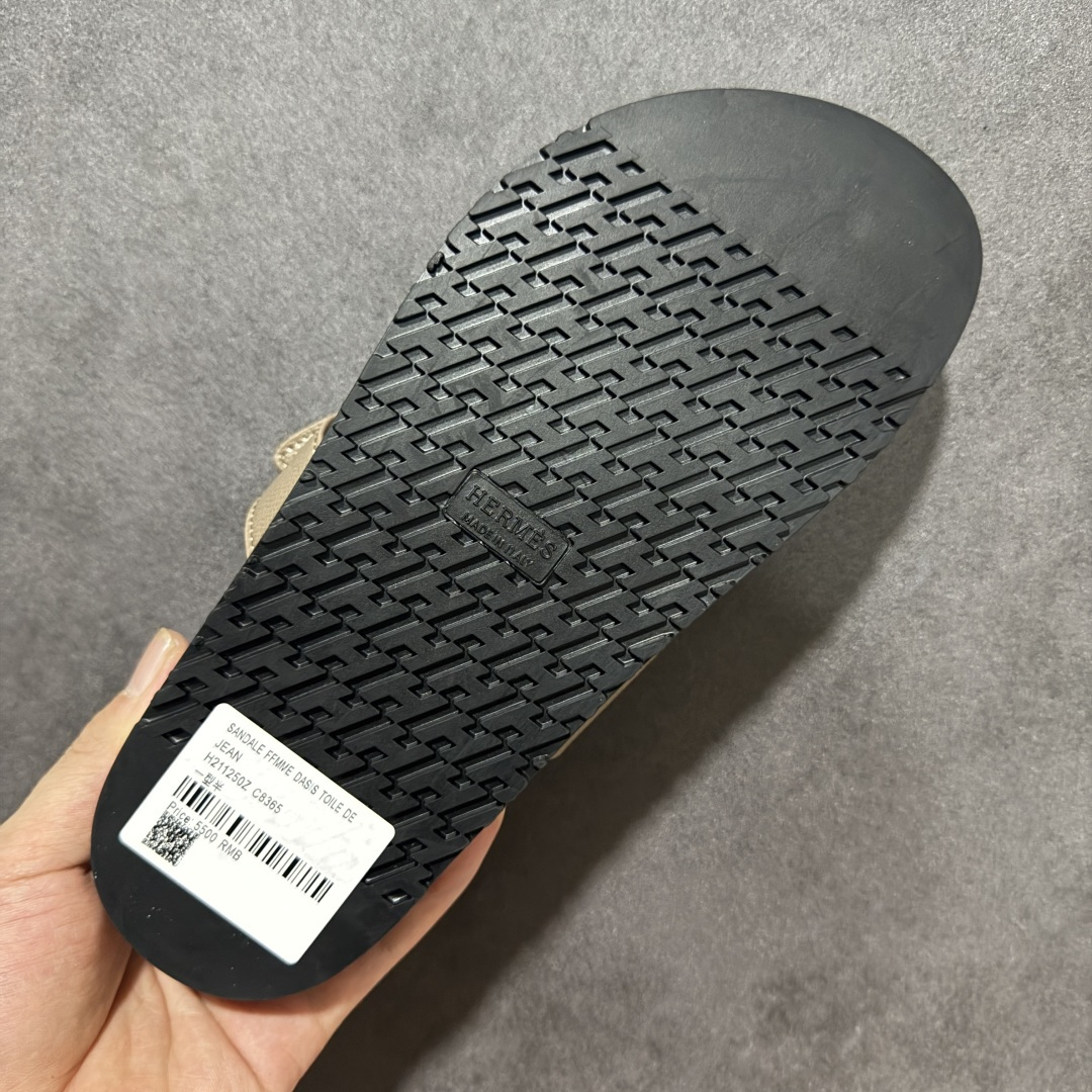 图片[9]-【公司级】Hermes Chypre 爱马仕平底一字拖鞋 Gray Black 尺码：35 36 37 38 39 40 41 42 43 44 45 46-选品中心