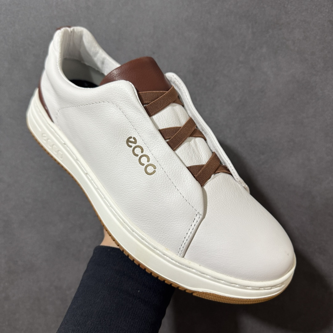 Ecco爱步 BIOM AEX 皮面防水 低帮 生活休闲板鞋尺码：38-43
