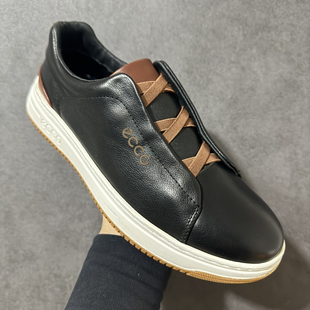 Ecco爱步 BIOM AEX 皮面防水 低帮 生活休闲板鞋尺码：38-43