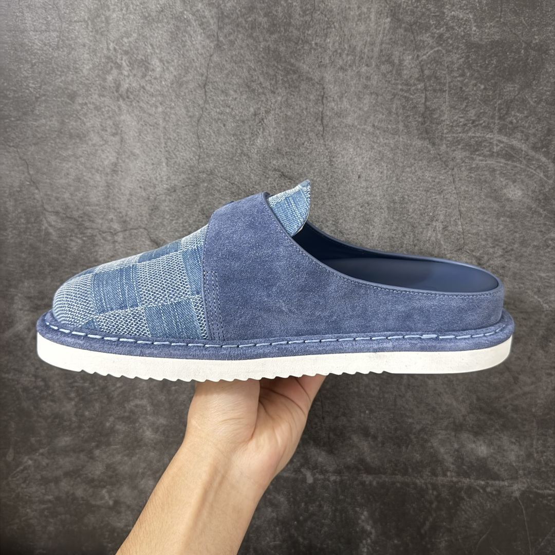 图片[2]-【佛山超A版】Louis Vuitton Easy LV皮革拼接博肯半包头拖鞋凉鞋全网首发 原版开发纳米级复刻独家私模大底内里采用全粒面头层牛皮原厂进口特A9级真正1：1老花鞋面（9级为最顶面料）印花对点对位定制电镀五金整体还原度95%以上经典老花永不过时！原版发售9800+ 尺码：38-46-选品中心