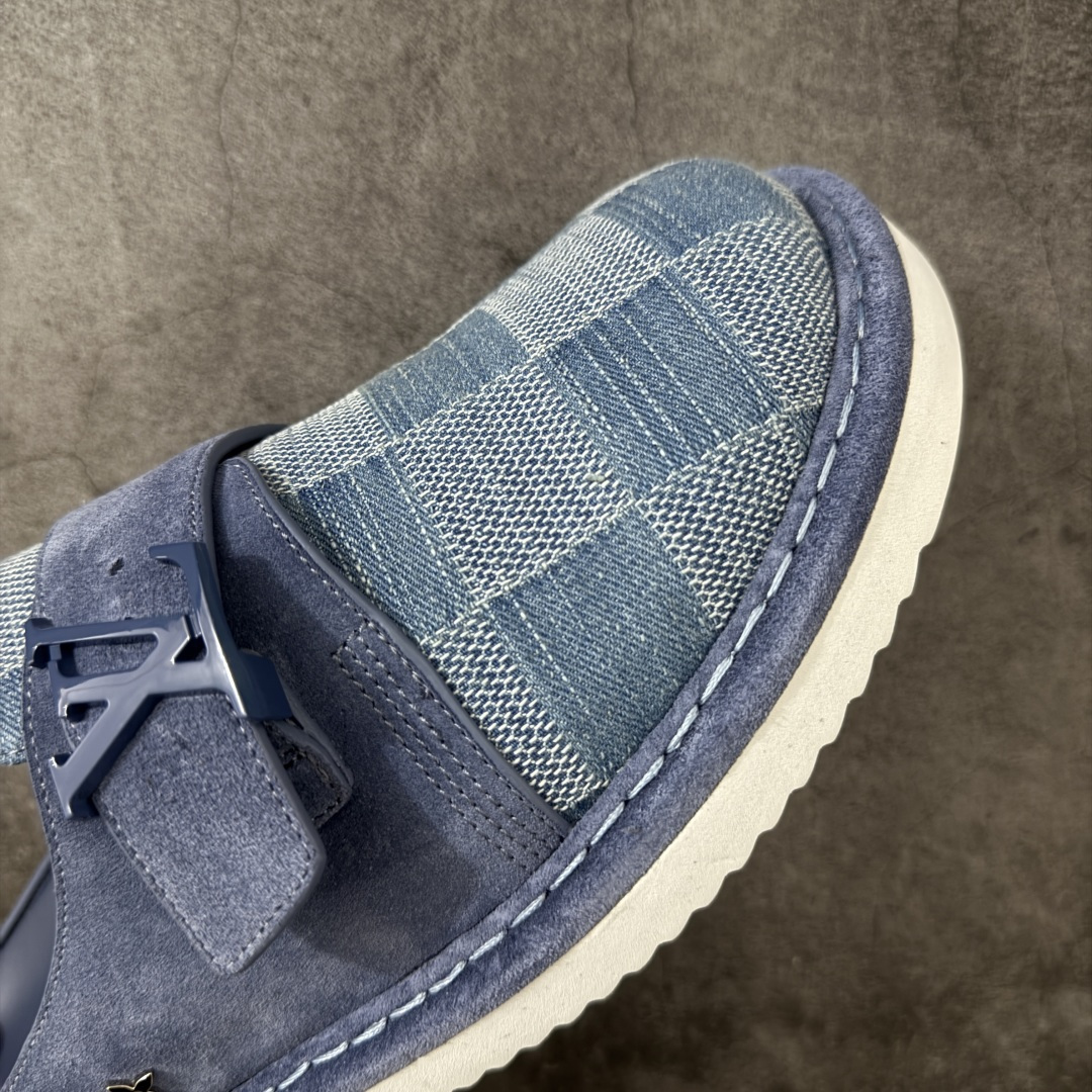 图片[6]-【佛山超A版】Louis Vuitton Easy LV皮革拼接博肯半包头拖鞋凉鞋全网首发 原版开发纳米级复刻独家私模大底内里采用全粒面头层牛皮原厂进口特A9级真正1：1老花鞋面（9级为最顶面料）印花对点对位定制电镀五金整体还原度95%以上经典老花永不过时！原版发售9800+ 尺码：38-46-选品中心