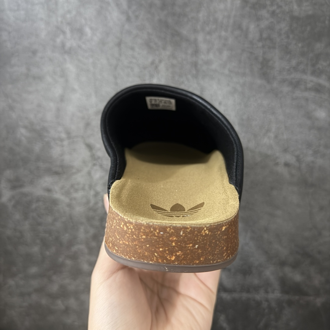 Adidas originals Adimule 舒适百搭 防磨包头一脚蹬拖鞋货号：LC0411尺码：3
