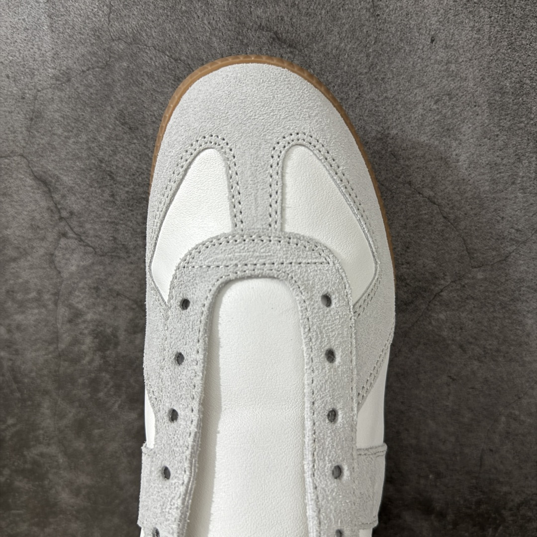 图片[5]-【莞产G纯原】Maison Margiela Calfskin Replica MM6 马吉拉复古低帮时尚德训鞋 高端零售专供批次 全套原楦原纸板原厂数据开发 全鞋荧光划线卡点 胶水把控整洁度追求极致完美 多重QC质检 超越公司货的品控标准 实实在在的免检产品 原盒原配防尘袋购物卡 全网唯一正确0-23数字排版 一比一间距字体 内里全头层小羊皮 原版防滑鞋底设计 灰色翻毛牛皮 白色细纹贝利头层皮 依照原版逐帧开发 原装淡粉纸板中底带编号钢印 尺码：36-46无半码-选品中心