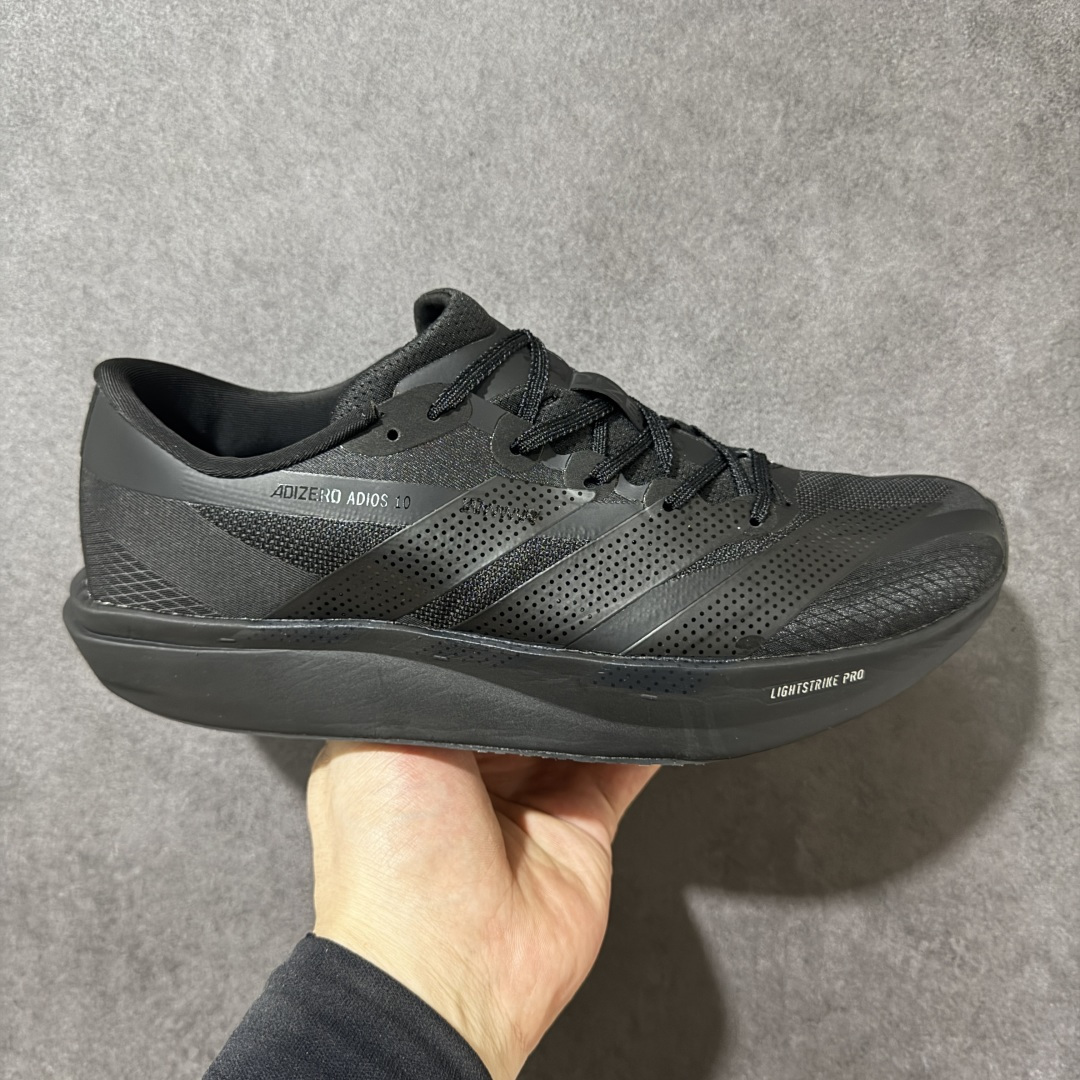 【公司级】Adidas Adizero Adios 10 马拉松飞线贾卡轻质透气休闲运动跑步鞋 采用双层透气网纱 Flywire动态飞线绑缚鞋面材质 内置Zoom小气垫装置 货号: KI7987 尺码: 36-45-选品中心