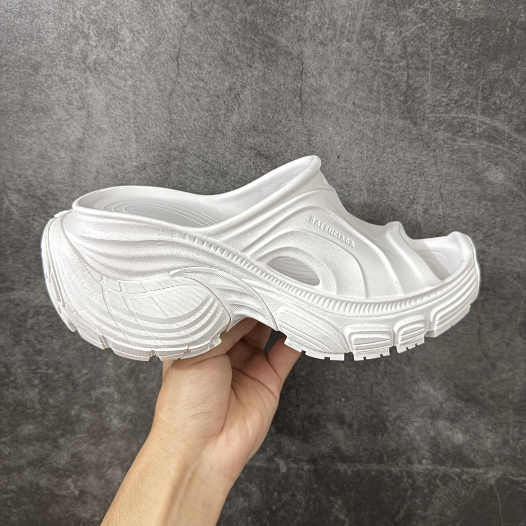 【纯原版】巴黎世家Balenciaga 6xl厚底拖鞋 正确大盒 组合底 厚底增高6cm 尺码：35-41-选品中心