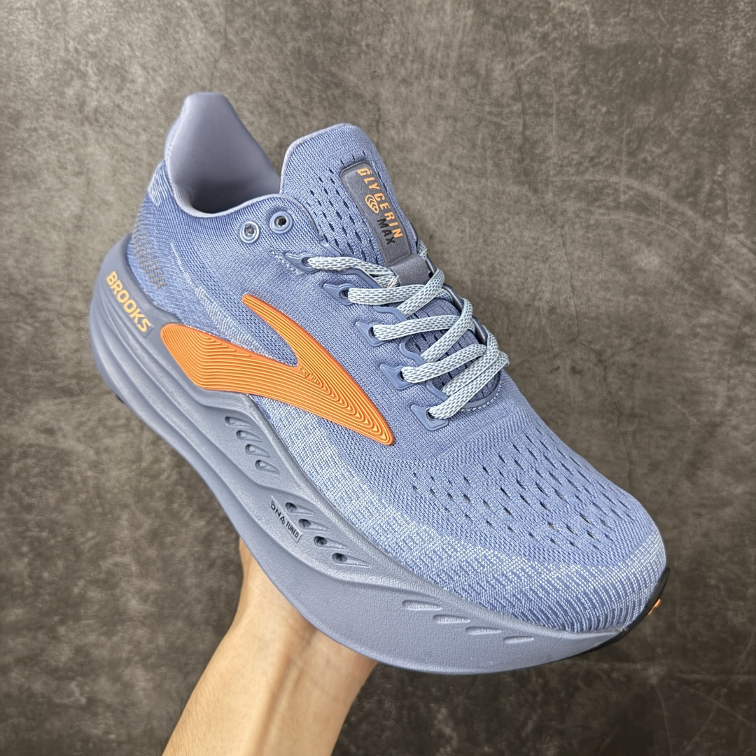 图片[3]-【纯原福利】外贸版 Brooks 布鲁克斯Glycerin Max 2 超级甘油 厚底马拉松缓震跑鞋 该鞋以厚实的中底和高分子注氮技术为特点 提供极致的缓震性能 鞋面柔软厚实 具有良好的包裹性能和散热性能 尺码：36-45 含半码-选品中心