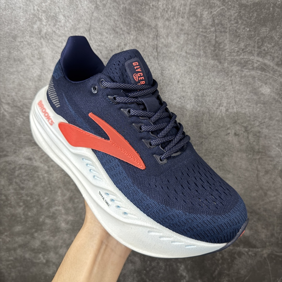 图片[3]-【纯原福利】外贸版 Brooks 布鲁克斯Glycerin Max 2 超级甘油 厚底马拉松缓震跑鞋 该鞋以厚实的中底和高分子注氮技术为特点 提供极致的缓震性能 鞋面柔软厚实 具有良好的包裹性能和散热性能 尺码：36-45 含半码-选品中心