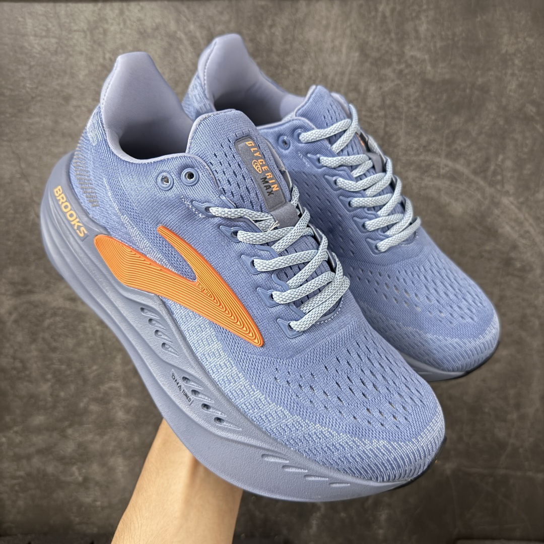 图片[8]-【纯原福利】外贸版 Brooks 布鲁克斯Glycerin Max 2 超级甘油 厚底马拉松缓震跑鞋 该鞋以厚实的中底和高分子注氮技术为特点 提供极致的缓震性能 鞋面柔软厚实 具有良好的包裹性能和散热性能 尺码：36-45 含半码-选品中心