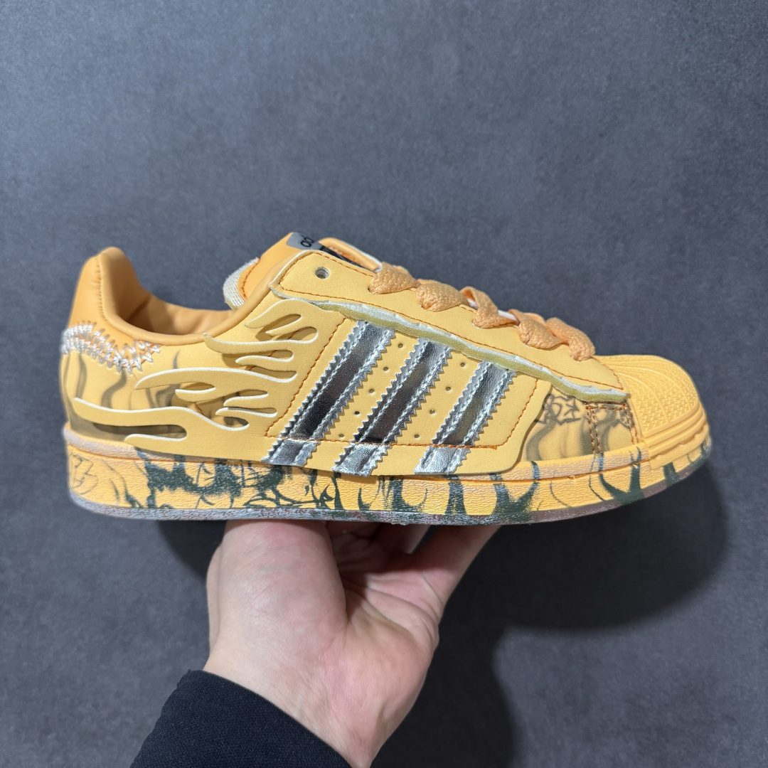 【公司级】阿迪达斯AdidasCoca Cola X SUPERSTAR II三叶草 Originals Superstar贝壳头系列低帮经典百搭休闲运动板鞋 货号：LA1501 尺码：36 36.5 37 38 38.5 39 40 40.5 41 42 42.5 43 44 45-选品中心