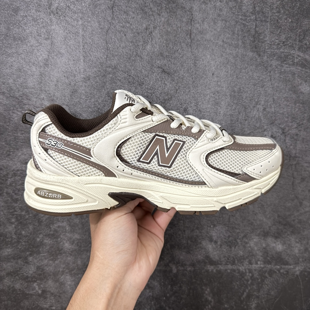 【DT版本】新百伦NB New Balance MR530 米棕色 MR530ASM 全套原楦原纸板原厂数据开发 原厂网纱 原装进口皮料正确卡色 正确中底拉帮中底网布细节 冲裁组合 匠心打造 耗时两个月开发完成 工艺极其复杂难度可想而知 新开独立私模大底 全网唯一正确做旧组合大底 高端零售专供产物 尺码：36 37 37.5 38 38.5 39.5 40 40.5 41.5 42 42.5 43 44 44.5-选品中心