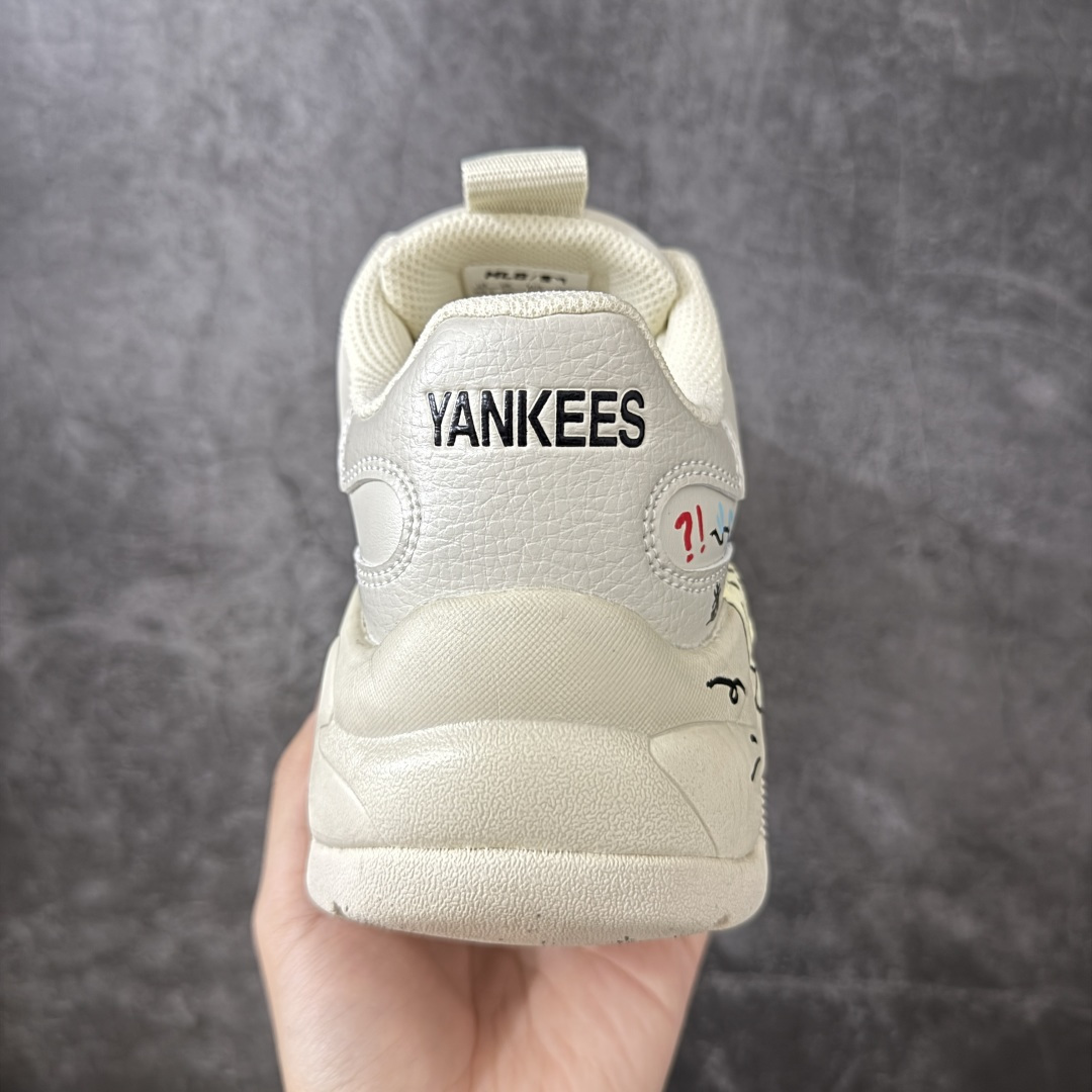 图片[4]-【手绘定制版】MLB NY 印花网红学长鞋 涂鸦恶作剧 内增高6cm 原厂原档案数据开发 进口纳米材质 原厂全套手提袋 原盒雷射防伪标包装 尺码：35-45带半码-选品中心